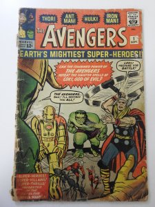 The Avengers #1 (1963) PR Condition see description