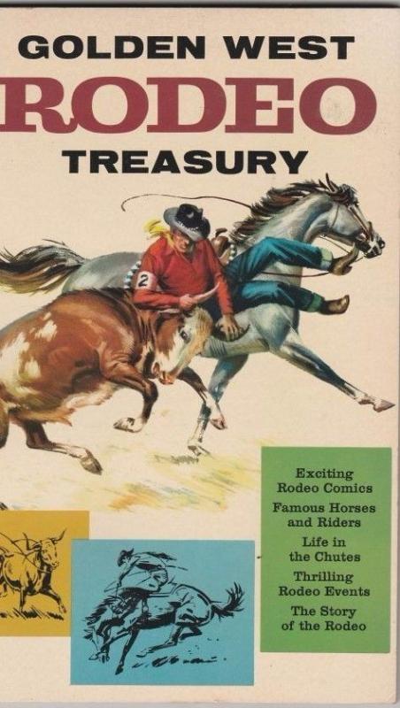 Dell Giant Golden West Rodeo Treasury 1 Strict 9.0 VF/NM Aff-Grade(Oct-57)Riders