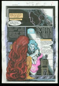 New Titans #108 Original D.C. Color Guides complete 24 page story