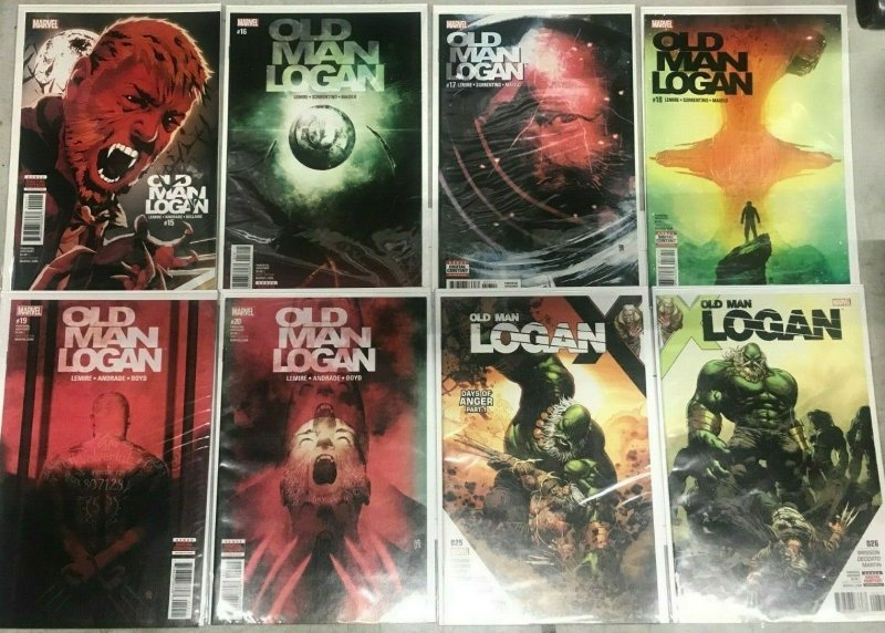 OLD MAN LOGAN#2-26 NM LOT (20 BOOKS) 2016 JEFF LEMIRE MARVEL COMICS