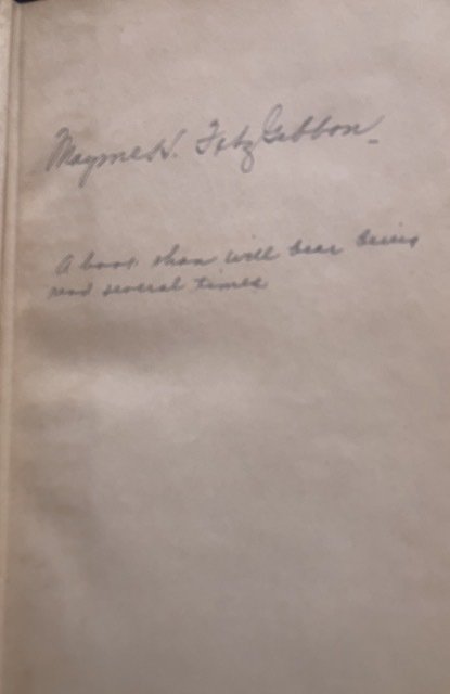 Persons And places,Geo. SANTAYANA, 1944.