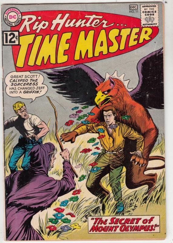 Rip Hunter Time Master #11 (Dec-62) FR/GD Low-Grade Rip Hunter, Jeff, Bonnie,...