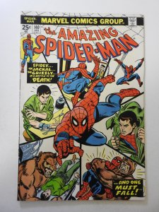 The Amazing Spider-Man #140 (1975) VG Condition MVS intact! ink on interior page