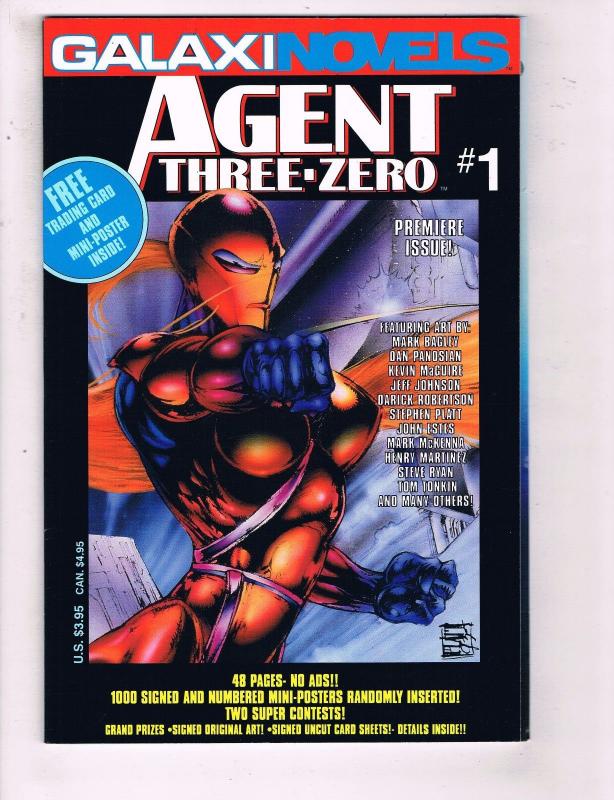 Agent Three-Zero #1 VF Galaxi Novels Comic Book 1993 DE18