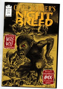 Night Breed #18 - Clive Barker - American Werewolf - Horror - Epic - 1992 - NM