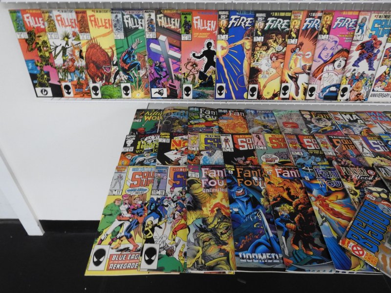 Huge Lot 180+ Comics W/ Fantastic Four, Daredevil, Spidey+ Avg Fine+ Condition!!
