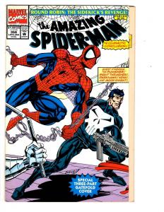 5 The Amazing Spider-Man Marvel Comic Books # 358 376 378 380 382 Punisher WM2