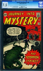 Journey into Mystery 1962 #82 CGC 7.5 -  KIRBY- HECK- DITKO - 0906377013