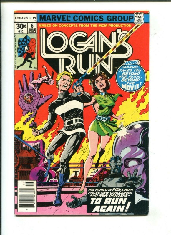 LOGANS RUN #6 - THANOS STORY AFTERMATH (7.0) 1977