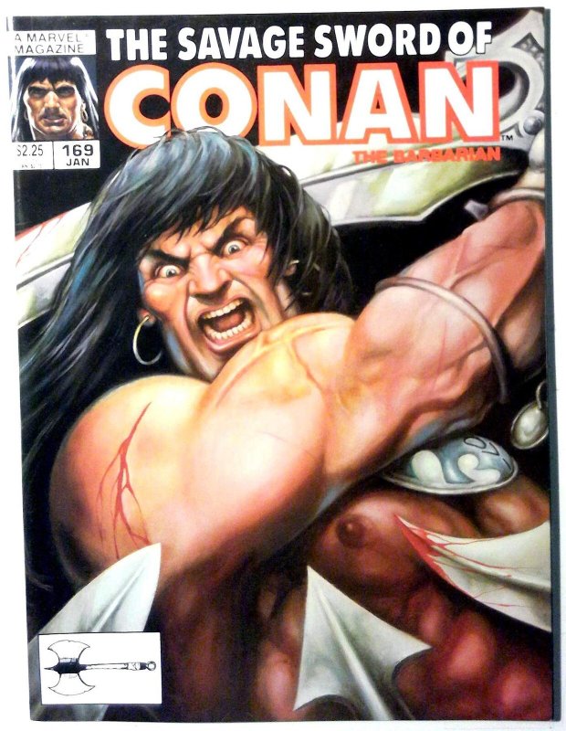 The Savage Sword of Conan #169 1990 Marvel Conan The Barbarian 1st Print Comic