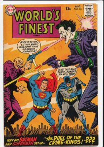 World's Finest Comics #177 (1968) Superman and Batman and Robin