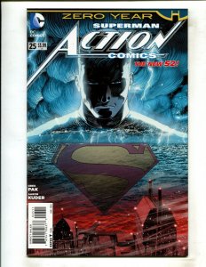 ACTION COMICS #25 (9.2) ZERO YEAR!! 2014