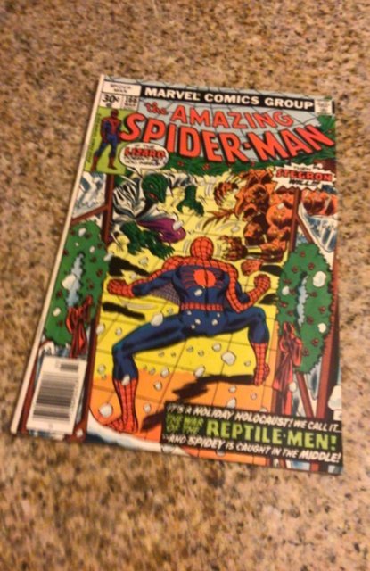 The Amazing Spider-Man #166 1977 High-Grade Stegron & Lizard wow! NM-  Lynchburg!