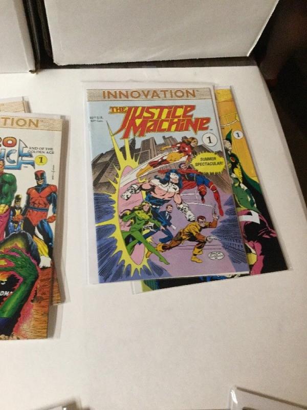 Hero Allliance Justice Machine 1 3 4 5 6 7 Innovation Comics Lot