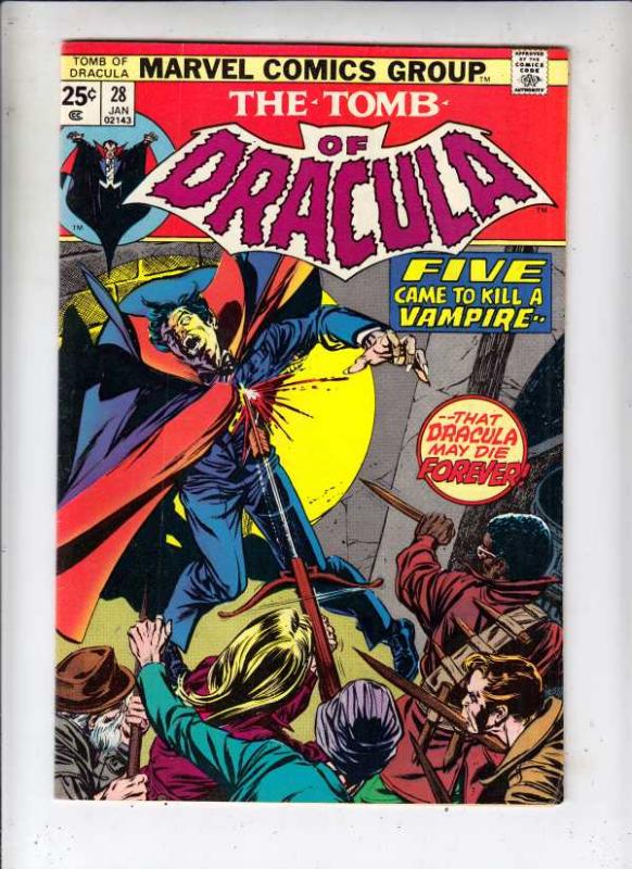 Tomb of Dracula #28 (Jan-75) FN/VF+ High-Grade Dracula