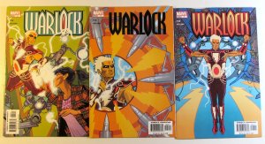 2004 Warlock Lot of 3 #1, 3, 4 Marvel Comics 3rd Series 1st Print Comic Books