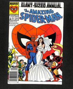 Amazing Spider-Man Annual #21 Newsstand Variant