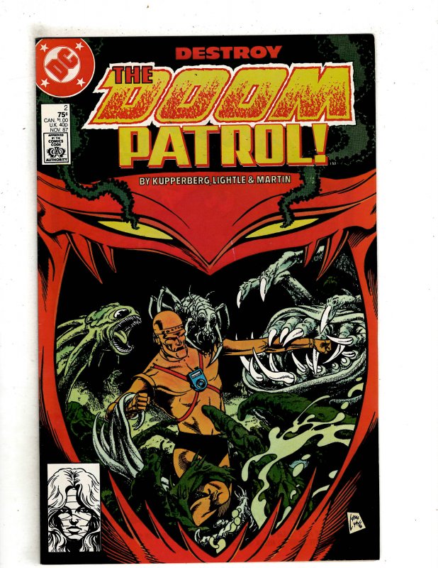 Doom Patrol #2 (1987)  DC Comics Superman Flash OF6