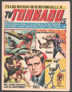 TV Tornado #9 1967-British-Man From UNCLE-Phantom-Saint-Tarzan-Superman-Flash...