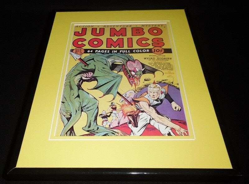 Jumbo Comics #10 Framed Cover Display 11x14 Official Repro 