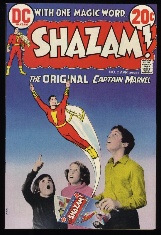 Shazam! (1973) #2 NM- 9.2 The Astonishing Arch Enemy! C. C. Beck Cover Art!