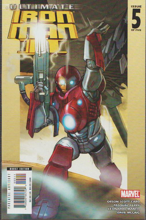 SALE! - ULTIMATE IRON MAN 2, ISSUE #5 of 5 - MARVEL, BAGGED & BOARDED