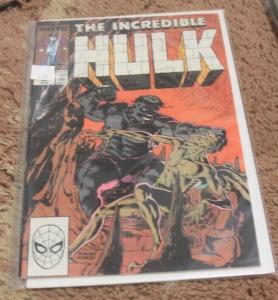 Incredible Hulk comic # 357 1989, Marvel grey hulk vegas JOE FIXIT