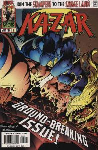 Ka-Zar (3rd Series) #2A VF ; Marvel | Mark Waid