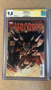 HELLVERINE #5 MARVEL 2025 CAPPUCCIO VARIANT BEN PERCY SIGNED CGC SS 9.8 NM