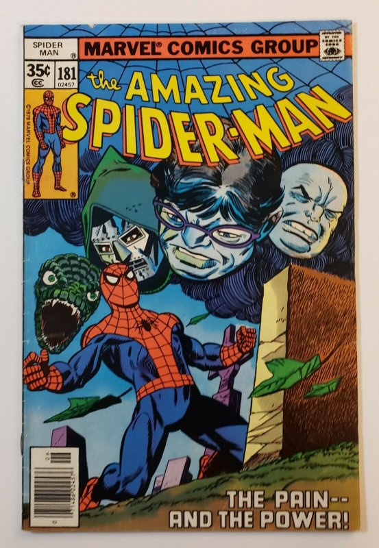 Amazing Spider-Man #181 Marvel Comics 1978 Dr. Doom VG+