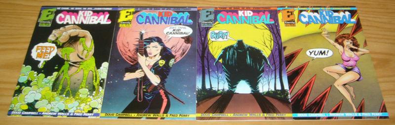 Kid Cannibal #1-4 VF/NM complete series HE CAME. HE SAW. HE ATE ... EVERYTHING!