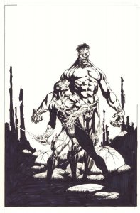 John Carter, Warlord of Mars #9 Variant Cover - 2015 Signed art by Bart Sears