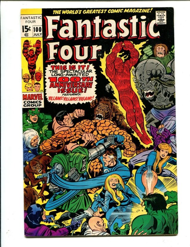 Fantastic Four #100 - The Long Journey Home, Stan Lee, Jack Kirby (6.5/7.0) 1970