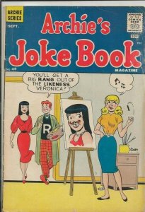 Archie's Joke Book #49 ORIGINAL Vintage 1960 Archie Comics Betty Veronica GGA