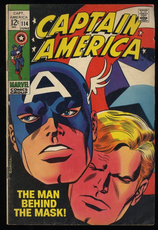 Captain America #114 Avengers! Red Skull Cameo!