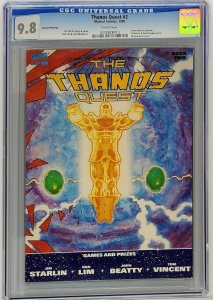 Thanos Quest #2 CGC 9.8 2nd Printing Infinity Gauntlet Top Census Grade