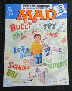 1993 MAD Magazine #320 FN 6.0  Alfred E Neuman / 1st Fold in Cover
