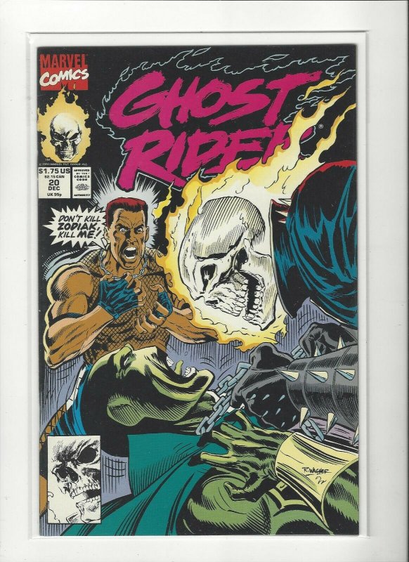 Ghost Rider (1990 series) #20  NM Near Mint condition. Marvel comics