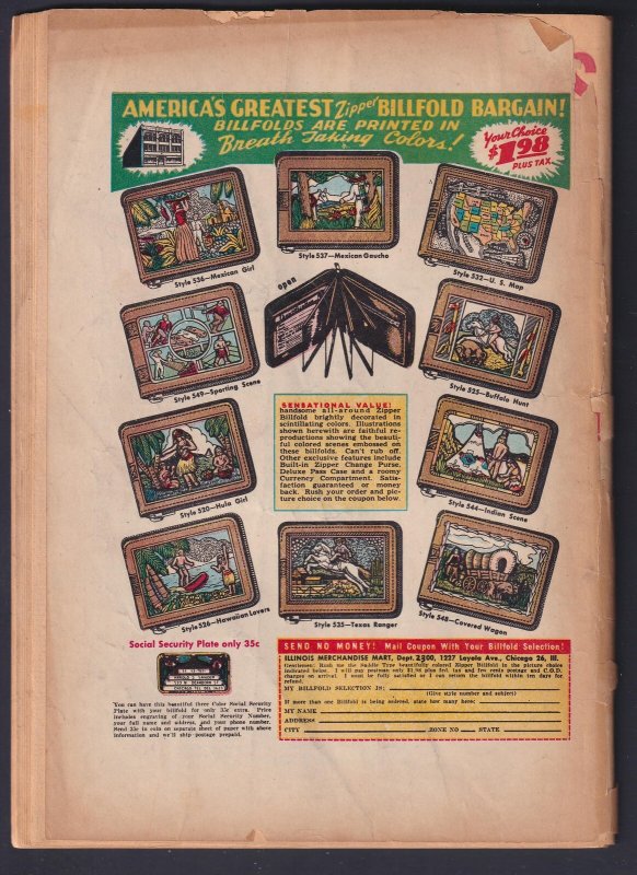 Boy Comics 35 (1947) FR 1.0 Golden Age Lev Gleason