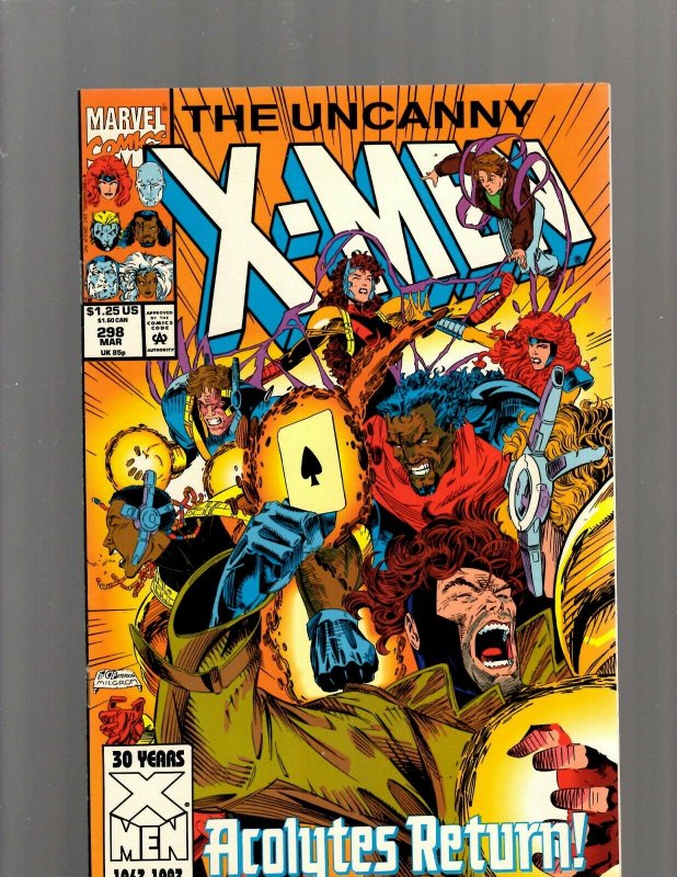 10 Uncanny X Men Marvel Comic Books 296 298 300 301 302 303 304 305 306 308 Hy5 Hipcomic