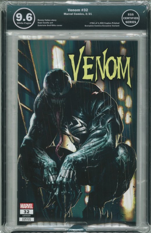 Venom #32 (LE-1500) Gabriele Dell'Otto Variant Cover (9.6 NM+)