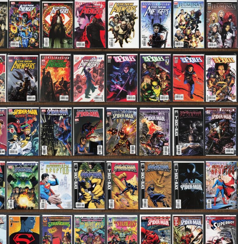 Huge Lot 160+ Comics with Superman, New Avengers, The Strangers & More!