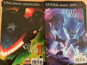 A collection of 59 Civil War II comics - Marvel - Spider-Man, Avengers, more