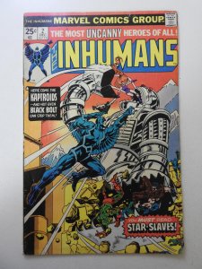 The Inhumans #2 (1975) VG- Condition! Moisture stain