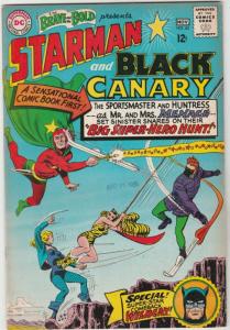 Brave and the Bold, The #62 (Oct-65) VF High-Grade Black Canary, Starman, Wil...