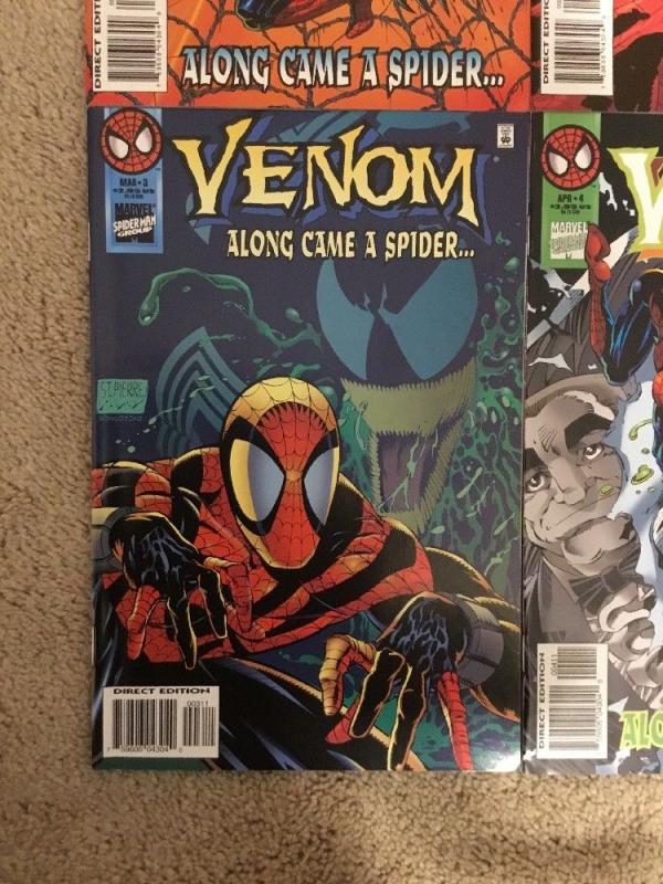 Marvel Venom Along Came A Spider 1 - 4 Complete Set  NM/M **Unread Copies**