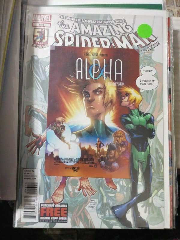 Amazing Spider-Man # 693 2013  marvel  alpha +