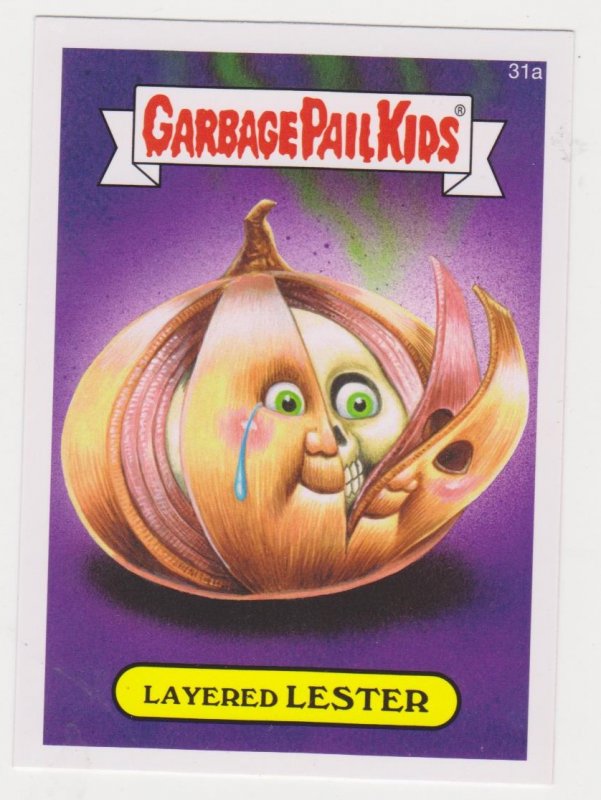 2015 Garbage Pail Kids #31a Layered Lester