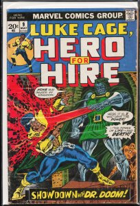 Hero for Hire #9 (1973) Luke Cage