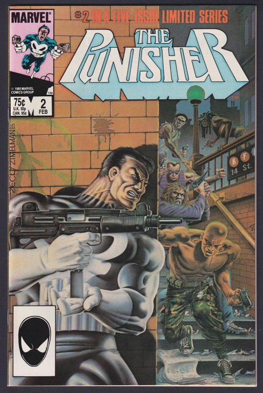 Punisher #2 (1986) Marvel Comics Copper-age Limited Series NM